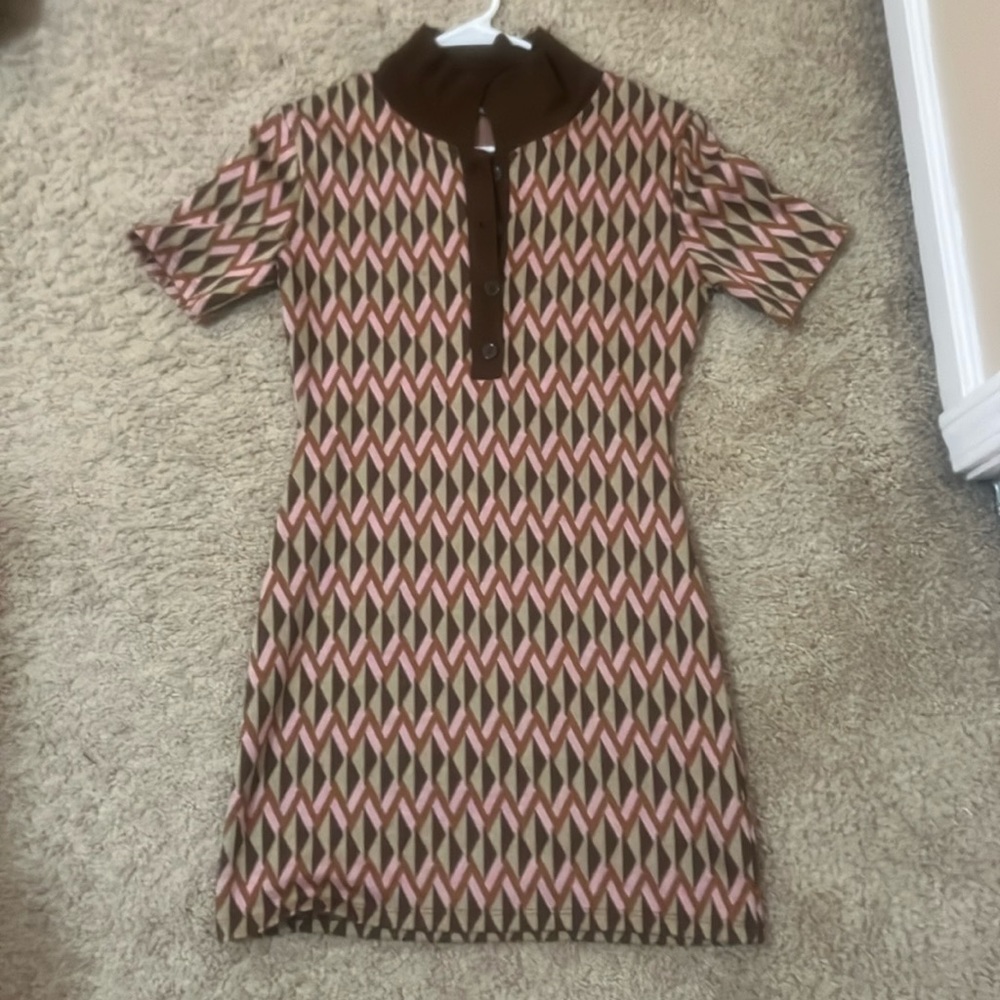Zara Zig-Zag Dress